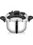 5 Litre Pratik Düdüklü Tencere Siyah Kapak 2