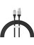Coolplay Serisi Hızlı Şarj Kablosu USB To Ip 2.4A, 1m, Siyah 1
