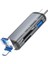 USB Otg Kart Okuyucu Type-C To USB Uçlu Pc Bilgisayar ve Notebook Uyumlu Mikro Sd Kart Okuyucu USB A To USB CADS-307 (3in1) 1