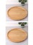 Adet 20 cm Bambu Ahşap Yuvarlak Pasta Kahvaltı Servis Sunum Tabağı 1