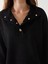 Yeni Sezon Dik Yaka Düz Oversize Kadın Sweatshirt 3