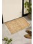 El Yapımı Örgü Jüt Hasır Lüx Kapı Önü Paspası, (65 x 45 Cm) 1