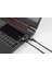 Micro USB Hızlı Şarj Kablosu (Siyah + Beyaz/siyah Uç) (150 Cm) 2