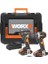 WX925 20VOLT/2.0AH Li-Ion Çift Akülü Kömürsüz Profesyonel Şarjlı Darbeli Matkap + WX265 Kömürsüz Darbeli Tornavida Kombo Set 2