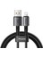 CA-3580 36W 3A Ipnone Hızlı Şarj ve Veri Aktarim Kablosu 1.2m, Siyah 1