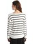Yeni Sezon V Yaka Çizgili Uzun Kollu Kadın Triko Kazak 3