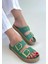 Sptrns Ices Yeşil Nubuk Terlik (Numara: 36) 1
