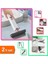 Kendinden Sıkmalı Mini Mop Cam Fayans + Ince Kıl Temizlik Fırçası - 2li Set S1D6B5 1