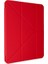 Ipad Pro 12.9 (2021) Kılıf Kalemlikli Mars Tablet Kılıfı - Kırmızı 4