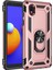 Samsung Galaxy A01 Core Kılıf Sofya Yüzüklü Silikon Kapak - Rose 1