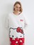 Yeni Sezon Hello Kitty Baskılı Kadın Pijama Takımı 2