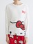 Yeni Sezon Hello Kitty Baskılı Kadın Pijama Takımı 3
