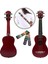 Elio UKS-21RD Soprano Ukulele Maun Hakiki Ağaç (Özel Seri) 4