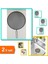 Yağ Sıçratmaz Kapak 30 cm + Yuvarlak Silikon Gider Süzgeci - 2li Set S9C9U9 1