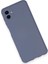 Samsung Galaxy A04 Kılıf Nano Içi Kadife Silikon - Gri 3