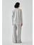 Kadın Gri Başak Burcu Oversize 2 Iplik Eşofman Ev Giyim Takımı 5