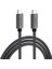 240W, 20 Gbps, 4K 60Hz, USB C'den USB C'ye, Örgülü Hızlı Şarj, Görüntü ve Veri Aktarım Kablosu Pd 3.2, 5A, 15, 16, 17, M2 Pro, Air, iPad Pro ve S25, S24, S23 ile Uyumlu 3