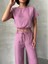 Lvsqvr Bluz Pantolon Takım S255057 Gül (Beden: L) 2