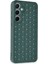 Samsung Galaxy A35 5g Kılıf Petek Silikon Kapak - Koyu Yeşil 2