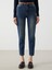 Yeni Sezon Beli Kemerli Mom Fit Kadın Jean Pantolon 2
