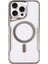 Ieg iPhone 14 Pro Max Kılıf Boyi Magsafe Silikon Kapak - Gümüş 1