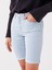 Yeni Sezon Normal Bel Bermuda Fit Kadın Jean Şort 3