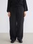 Yeni Sezon Beli Lastikli Geniş Paça Kadın Pantolon 2
