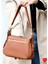 Sofia 3 Bölmeli Yumuşak Deri Çift Askılı Baget ve Omuz Çantası 4