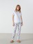 Yeni Sezon Beli Lastikli Yılbaşı Temalı Kadın Jogger Pijama Alt 1