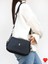 Sofia 3 Bölmeli Yumuşak Deri Çift Askılı Baget ve Omuz Çantası 3
