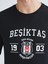 Yeni Sezon Bisiklet Yaka Uzun Kollu Beşiktaş Baskılı Erkek Pijama Üst 3