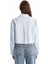 Yeni Sezon Çizgili Crop Poplin Kadın Gömlek 4