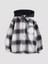 Yeni Sezon Çıkarılabilir Kapüşonlu Ekose Erkek Çocuk Gömlek 1