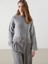 Yeni Sezon Bisiklet Yaka Oversize Kadın Triko Kazak 1