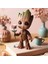 CRAFTSY3D Çiçekli Groot Figürü (Genç Versiyon) – 3D Baskı Dekoratif Sevimli Model -Boyasız/beyaz 1