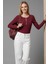 Sptrns Çıtçıt Detaylı Bluz Bordo T4343 (Beden: L) 1