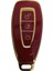 Lüx Ford Focus Fiesta Kuga Mondeo Smax Cmax Ecosport Nano Anahtar Kılıfı Kırmızı Altın Renk 1