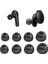 Kulakiçi Kulaklık Siikonu Soundliberty TT-BH097 ile Uyumlu Yedek Kulakçık Seti 4 Çift 4 Boy 8 Parça Kulakçık Uçları Siyah 1