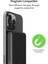 Manyetik Kablosuz Güç Bankası 2.5k (Magsafe ile Uyumlu Taşınabilir Şarj Cihazı, 2500 Mah Küçük Kapasiteli Kompakt Mini Hızlı Şarj, Usb-C - Usb-C Kablosu Dahil) - Siyah 2