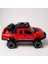 Işıklı Müzikli Lüks Off-Road Jeep Oyuncak Araba - Süspansiyonlu, Yedek Lastikli, 1:16 Model Kırmızı 2