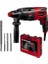 Kırıcı Delici Tc-Rh 620 4f Kit (620 W, Pnömatik Darbe Mekanizması, 2,2 J Darbe Gücü, Darbeli Delme, Delme, Kırma ve Keskileme, Sds-, Sürekli Çalışma Kilidi) - 4257992 2