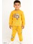 Sarı Ayıcık 4-5-6 Yaş Çocuk Alt Üst Takım Pijama Takım 1