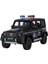 XHD-B2433 -Vardem Çek Bırak Işıklı ve Sesli G Polis Metal Jeep 1:24 2