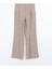 Yeni Sezon Loose Fit Ekose Kadın Pantolon 5