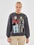 Yeni Sezon Baskılı Oversize Kadın Kalın Sweatshirt 1