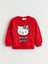 Yeni Sezon Hello Kitty Baskılı Kız Çocuk Kalın Sweatshirt 1