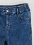 Yeni Sezon Beli Lastikli Slim Mom Kadın Jean Pantolon 3