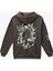 Wednesday Lisanslı Kapüşonlu Arkası Baskılı Oversize Sweatshirt 2