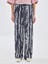 Yeni Sezon Beli Lastikli Desenli Kadın Pantolon 2