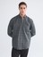 Yeni Sezon Regular Fit Uzun Kollu Ekose Gabardin Erkek Gömlek 1